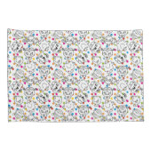 Mr. Mannen en Miss Little Miss | Rainbow Polka Dot Kussensloop (Achterkant-Rechts)