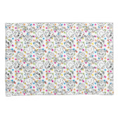 Mr. Mannen en Miss Little Miss | Rainbow Polka Dot Kussensloop (Voorkant-Rechts)