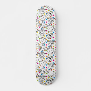 Mr. Mannen en Miss Little Miss   Rainbow Polka Dot Skateboard