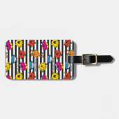 Mr. Mannen en Miss Little Miss | Stripesatroon Bagagelabel (Voorkant horizontaal)