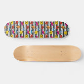 Mr. Mannen en Miss Little Miss | Stripesatroon Skateboard (Horizontaal)