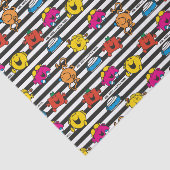 Mr. Mannen en Miss Little Miss | Stripesatroon Tissuepapier (Detail)