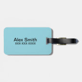 Mr. Mannen & Little Miss Bus Bagagelabel (Achterkant horizontaal)