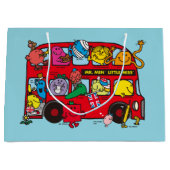 Mr. Mannen & Little Miss Bus Large Cadeautasje (Voorkant)
