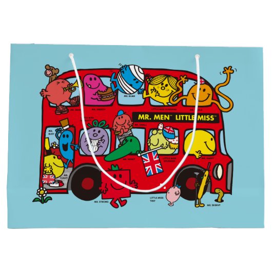 Mr. Mannen & Little Miss Bus Large Cadeautasje (Achterkant)