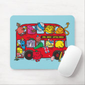 Mr. Mannen & Little Miss Bus Muismat (Met muis)