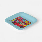 Mr. Mannen & Little Miss Bus Papieren Bordje (Gebogen)