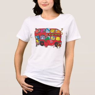 Mr. Mannen & Little Miss Bus Tri-Blend Shirt