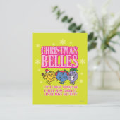 Mr Mannen Little Miss Christmas Belles Feestdagenkaart (Staand voorkant)