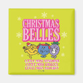 Mr Mannen Little Miss Christmas Belles Magneet (Voorkant)