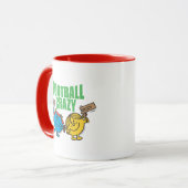 Mr Mannen Little Miss Football Crazy Mok (Voorkant links)