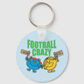 Mr Mannen Little Miss Football Crazy Sleutelhanger (Voorkant)