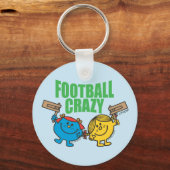 Mr Mannen Little Miss Football Crazy Sleutelhanger (Voorkant)