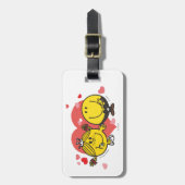 Mr Mannen Little Miss Happy Sunshine Wedding Bagagelabel (Voorkant verticaal)
