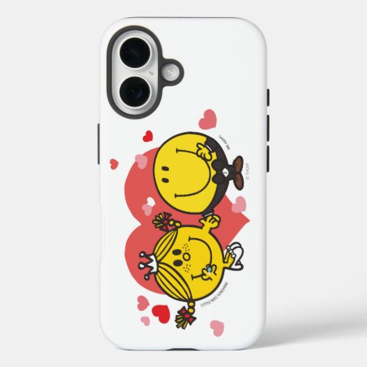 Mr Mannen Little Miss Happy Sunshine Wedding Case-Mate iPhone Case (Achterkant)