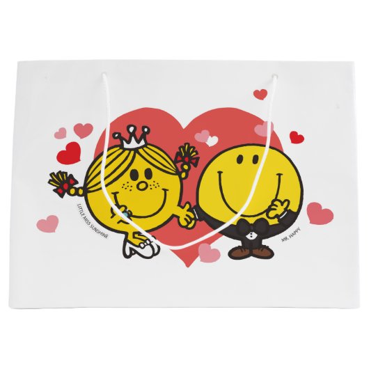 Mr Mannen Little Miss Happy Sunshine Wedding Groot Cadeauzakje (Voorkant)