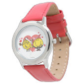 Mr Mannen Little Miss Happy Sunshine Wedding Horloge (Gekanteld)