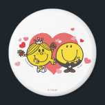 Mr Mannen Little Miss Happy Sunshine Wedding Magneet<br><div class="desc">Vier uw speciale dag met dit vrolijke en stralende "Happy Sunshine" trouwontwerp. Met een heldere en levendige zon illustratie met een grillig lettertype,  is dit ontwerp perfect voor het toevoegen van een vleugje vreugde en geluk aan uw bruiloft briefpapier,  decoraties en gunsten.</div>