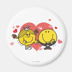 Mr Mannen Little Miss Happy Sunshine Wedding Magneet