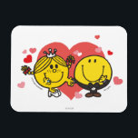 Mr Mannen Little Miss Happy Sunshine Wedding Magneet<br><div class="desc">Vier uw speciale dag met dit vrolijke en stralende "Happy Sunshine" trouwontwerp. Met een heldere en levendige zon illustratie met een grillig lettertype,  is dit ontwerp perfect voor het toevoegen van een vleugje vreugde en geluk aan uw bruiloft briefpapier,  decoraties en gunsten.</div>