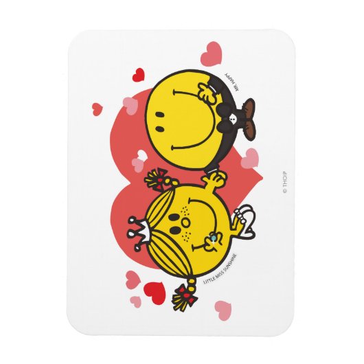 Mr Mannen Little Miss Happy Sunshine Wedding Magneet (Verticaal)