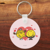 Mr Mannen Little Miss Happy Sunshine Wedding Sleutelhanger (Achterkant)