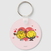 Mr Mannen Little Miss Happy Sunshine Wedding Sleutelhanger (Achterkant)