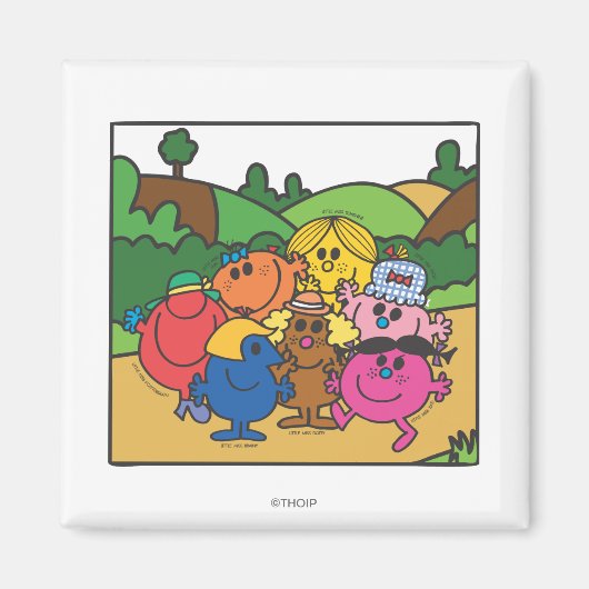 Mr. Mannen & Little Miss Moederdag Magneet (Voorkant)