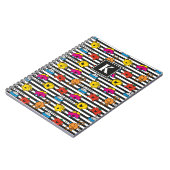 Mr. Mannen & Little Miss | streepjespatroon | Mono Notitieboek (Linkerzijde)