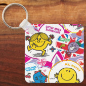 Mr. Mannen & Little Miss UK Hearts Sleutelhanger (Voorkant)