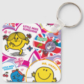 Mr. Mannen & Little Miss UK Hearts Sleutelhanger (Achterkant)