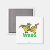 Mr Mannen Little Miss Wags Magneet (Voorkant / Achterkant)