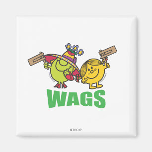 Mr Mannen Little Miss Wags Magneet