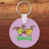 Mr Mannen Little Miss Wags Sleutelhanger (Achterkant)