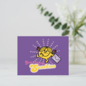 Mr Mannen Little Miss "You Are My Sunshine" Briefkaart (Staand voorkant)