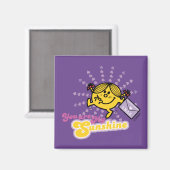 Mr Mannen Little Miss "You Are My Sunshine" Magneet (Voorkant / Achterkant)