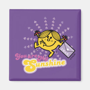 Mr Mannen Little Miss "You Are My Sunshine" Magneet
