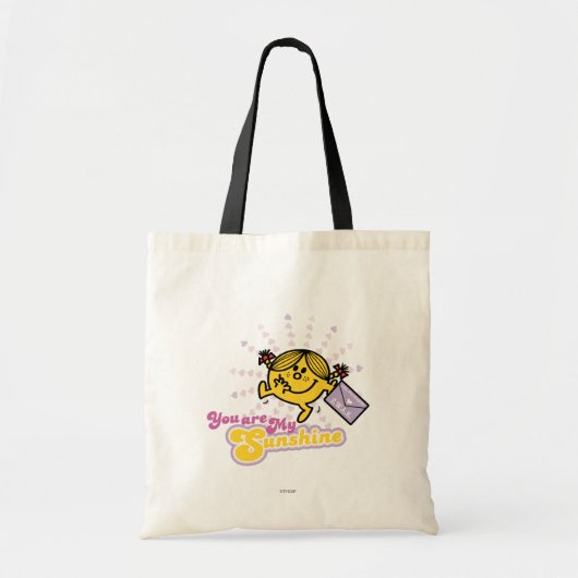 Mr Mannen Little Miss "You Are My Sunshine" Tote Bag (Voorkant)
