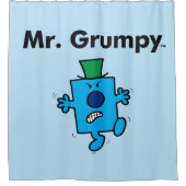 Mr Mannen | Meneer Grumpy is een Grump Douchegordijn (Voorkant)