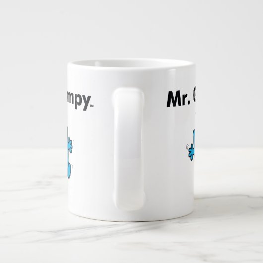 Mr Mannen | Meneer Grumpy is een Grump Grote Koffiekop (Achterkant)