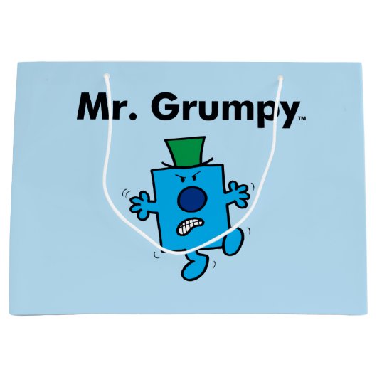 Mr Mannen | Meneer Grumpy is een Grump Large Cadeautasje (Voorkant)