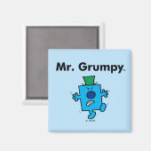 Mr Mannen | Meneer Grumpy is een Grump Magneet (Voorkant / Achterkant)
