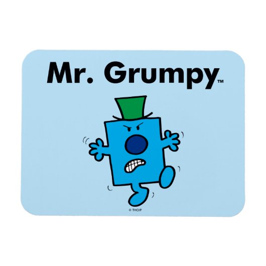 Mr Mannen | Meneer Grumpy is een Grump Magneet (Horizontaal)