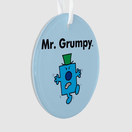 Mr Mannen | Meneer Grumpy is een Grump Ornament (voorkant)