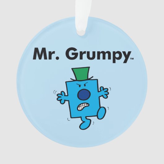 Mr Mannen | Meneer Grumpy is een Grump Ornament (voorkant)