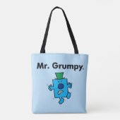 Mr Mannen | Meneer Grumpy is een Grump Tote Bag (Achterkant)