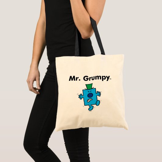 Mr Mannen | Meneer Grumpy is een Grump Tote Bag (Voorkant (product))
