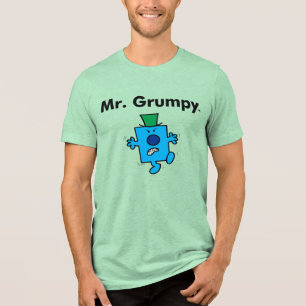 Mr Mannen   Meneer Grumpy is een Grump Tri-Blend Shirt