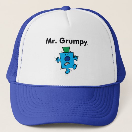 Mr Mannen | Meneer Grumpy is een Grump Trucker Pet (Voorkant)