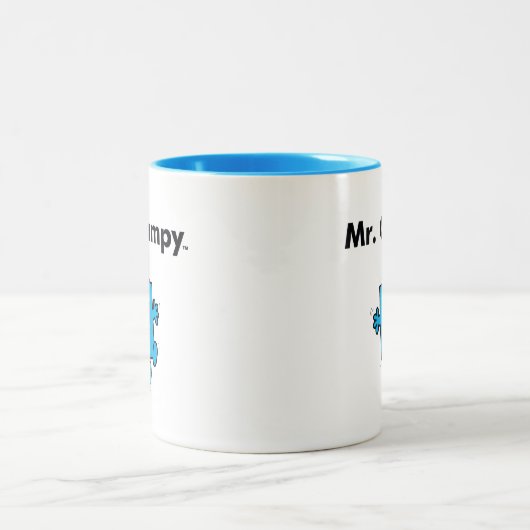 Mr Mannen | Meneer Grumpy is een Grump Tweekleurige Koffiemok (Center)